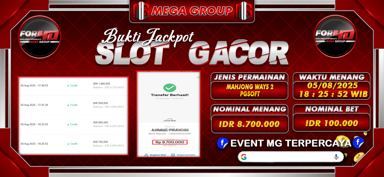 Bukti JP situs For4D hari Selasa, 05 Agustus 2025